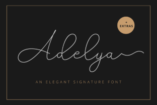 Adelya: A Elegant Script Font for Creative Projects