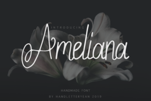 Ameliana: A Handwritten Font for Modern Marketing