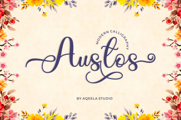 Austos: A Script Font That Brings Elegant Rhythm to Digital Design