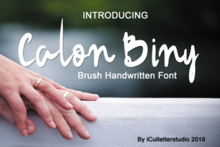 Calon Biny: A Modern Handwritten Font for Branding Projects