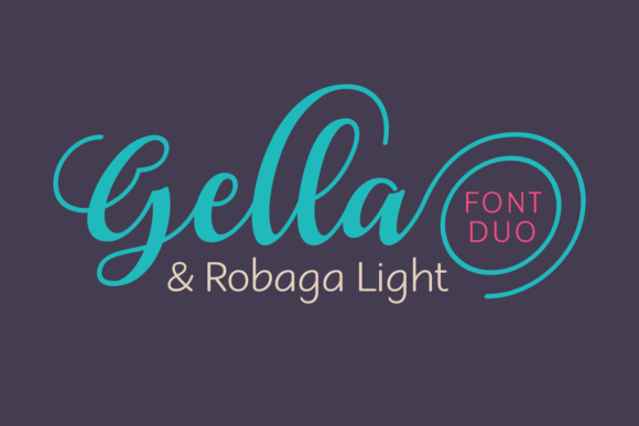 Craft Stunning Products with the Gella Robaga Font Duo