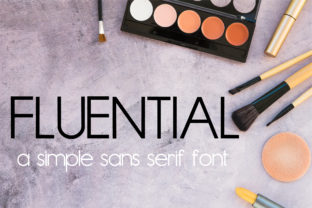 Fluential: A Sans Serif Font with Thin and Round Appeal for Web
