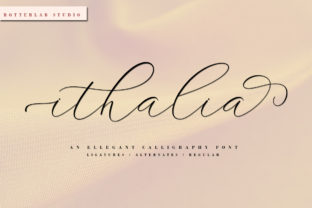 Ithalia Script Font Brings Warmth to Editorial Design