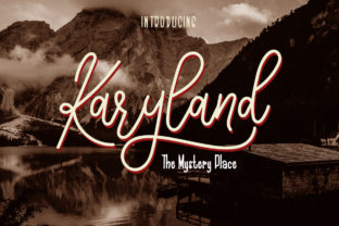 Karyland Duo: A Handwritten Font That Works in Real Campaigns