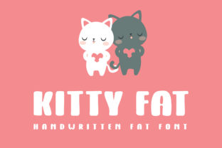 Kitty Fat: A Handwritten Font for Bold, Playful Branding