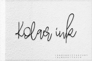 Kolaer Ink: A Script Font That Brings Handmade Products to Life