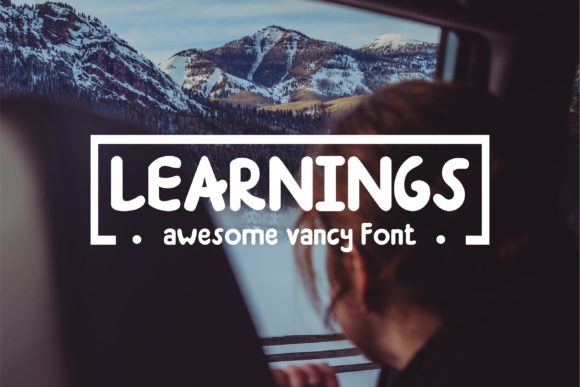Learnings: A Stylish Font for Creative Campaigns