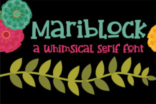 Mariblock: A Whimsical Serif Font for Authentic Branding
