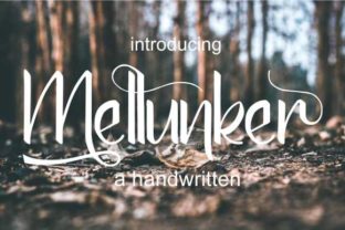 Mellunker: A Handwritten Font for Web Design