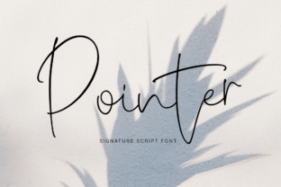 Pointer Font: Modern Script for Editorial Design