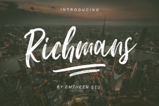 Richmans: The Script Font That Sharpens Your Campaign Message