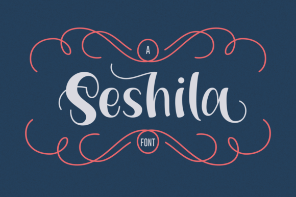 Seshila: A Bold Script Font for Craft Creators