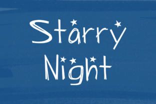 Starry Night: A Script Font for Authentic Editorial Design