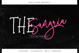 The Sangria Duo: A Font for Elegant Expression