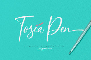 Tosca Pen Script: A Handwritten Font That Brings Warmth to Your Product Designs